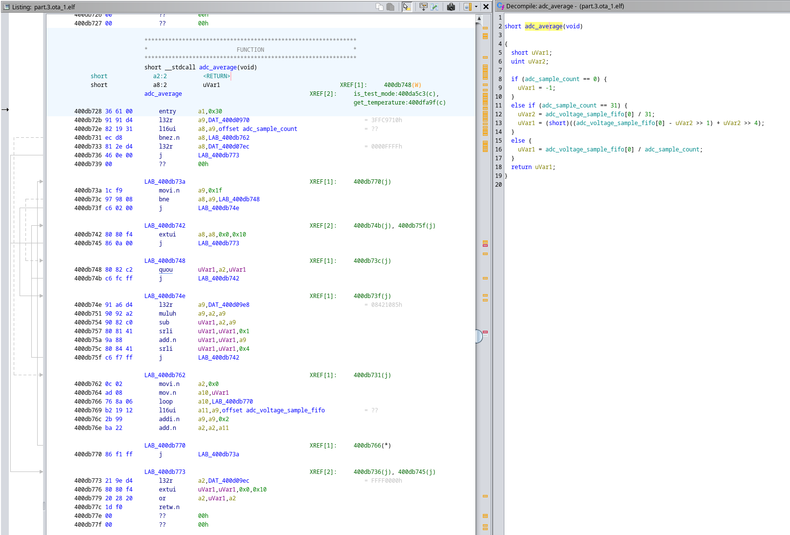 Ghidra screenshot