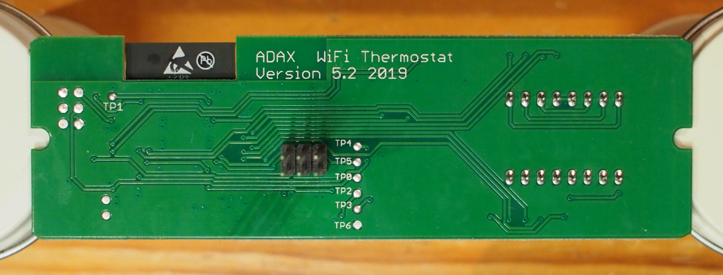 Backside of the WT2 PCB