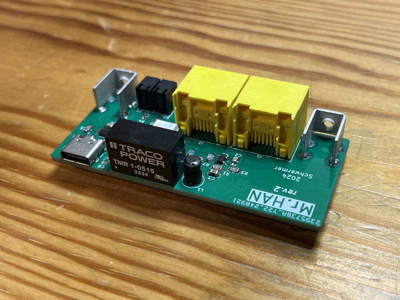 Assembled PCB (back)