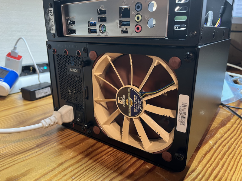 Fully assembled with fan