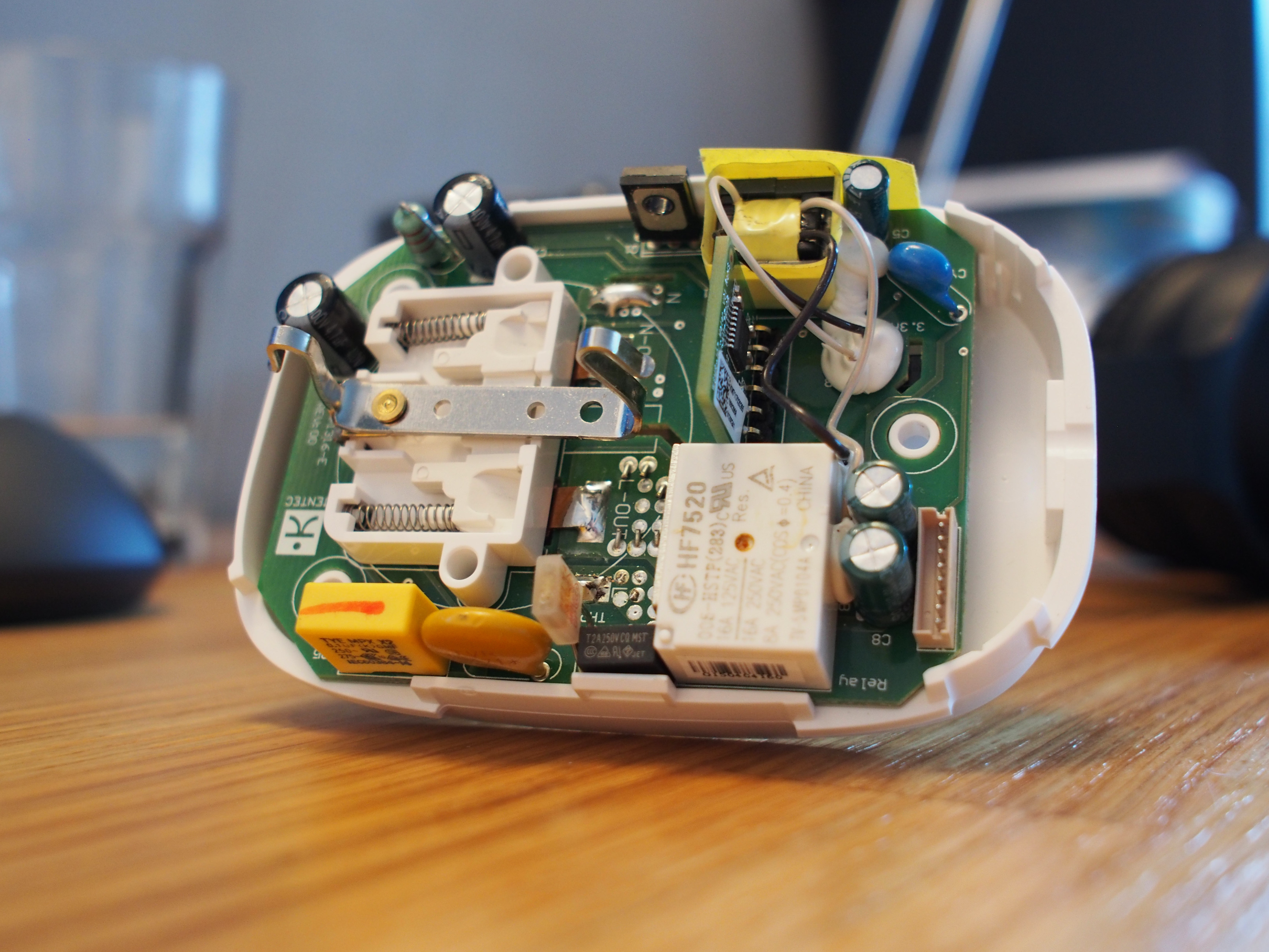 Power board with power sensor board soldered on